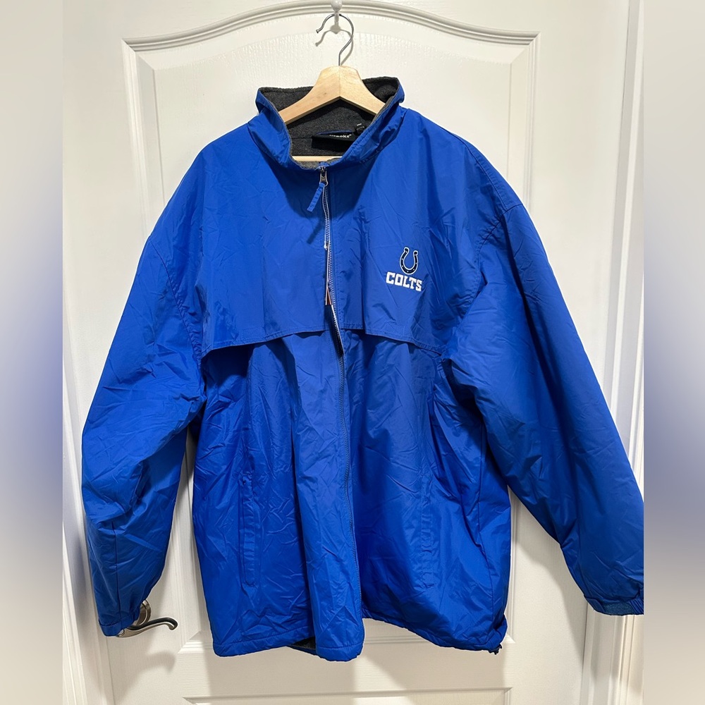 Dunbrooke Men's Royal Blue Indianapolis Colts Full-Zip Super Warm Jacket, 2XL